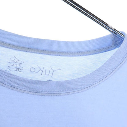Gucci X Yuko Higuchi Logo Print Short Sleeve T-Shirt Cut And Sew Blue