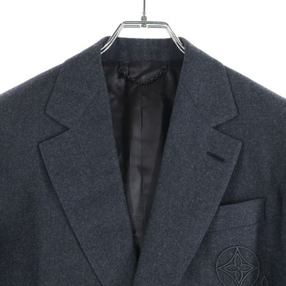 Louis Vuitton 23 SS Monogram Flower Logo Embroidery Wool 2 B Tailored Jacket