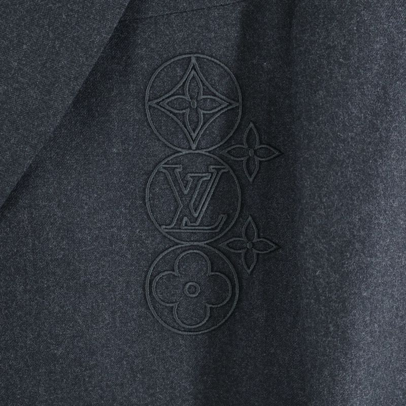 Louis Vuitton 23 SS Monogram Flower Logo Embroidery Wool 2 B Tailored Jacket