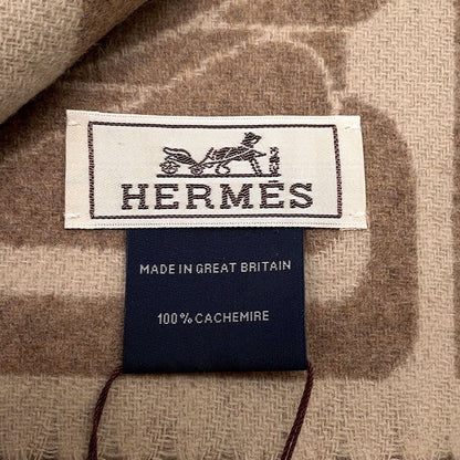 Hermes Scarf Click Se Nue Maron Glace Cles Cashmere Bicolor Shawl Marron-glace Cles