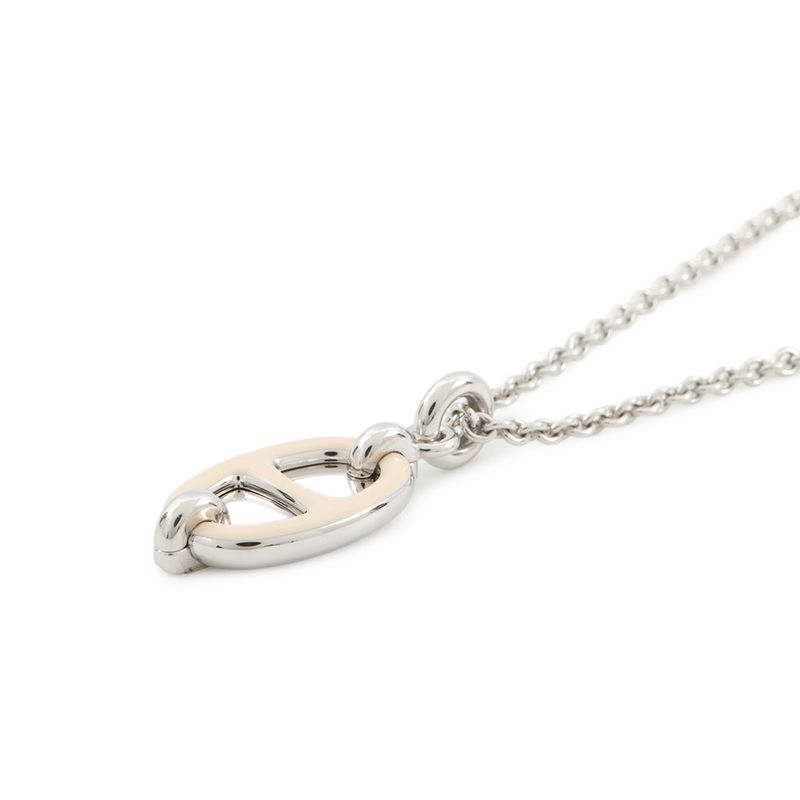 Hermes Necklace Pendant Mini Maillon PM Cles Cles -mu