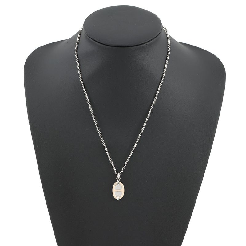 Hermes Necklace Pendant Mini Maillon PM Cles Cles -mu