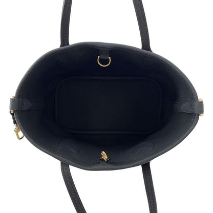 Louis Vuitton Tote Monogram Grain Leather Neverfull Inside Out BB Noir Black