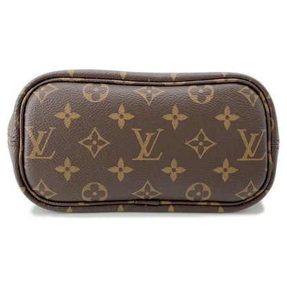 Louis Vuitton Tote Monogram Grain Leather Neverfull Inside Out BB Noir Black