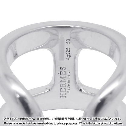Hermes Ring Osmose GM Silver 53