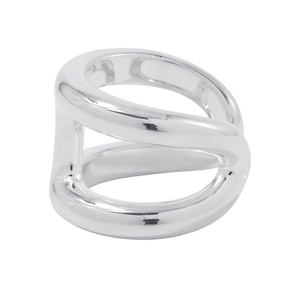 Hermes Ring Osmose GM Silver 53