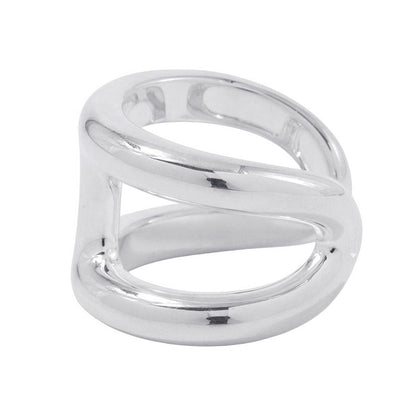 Hermes Ring Osmose GM Silver 53