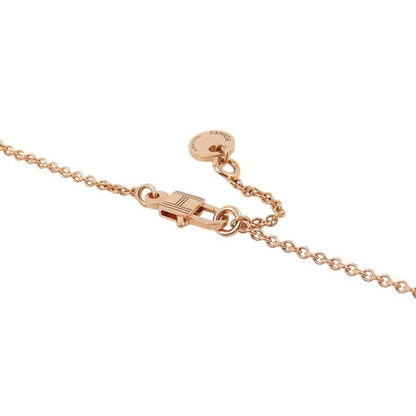 Hermes Necklace Amulet Kelly Pendant Pink Pearl 18K Gold