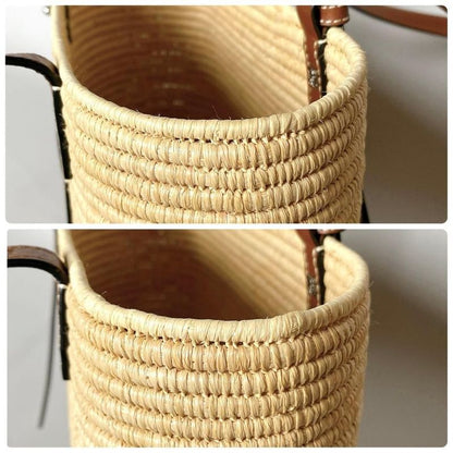 Loewe Square Basket Small Brown Bag