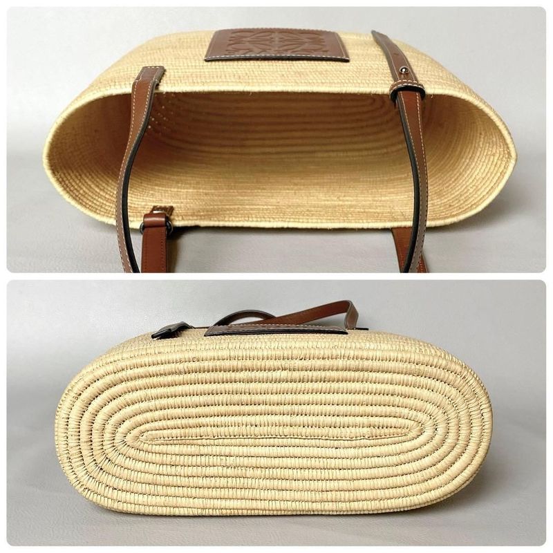 Loewe Square Basket Small Brown Bag