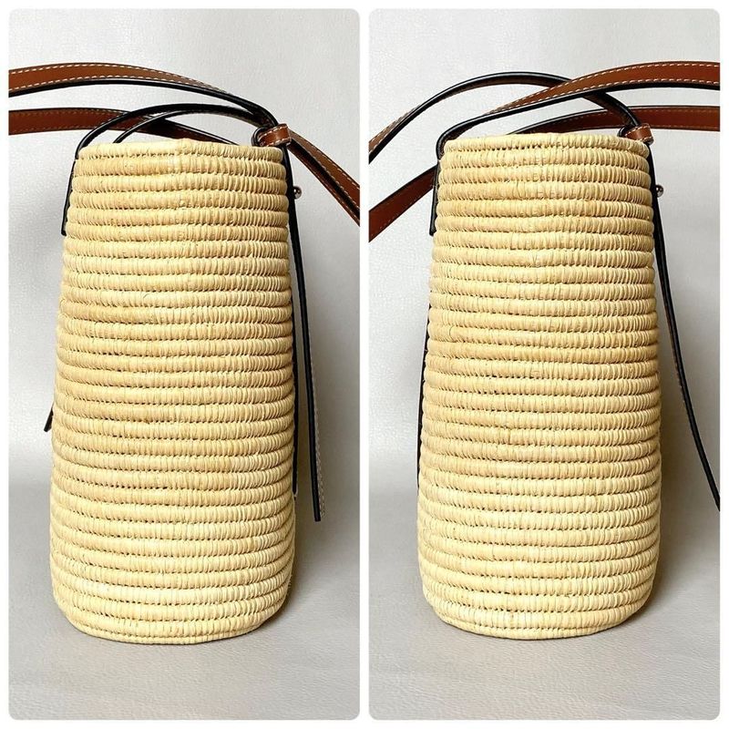 Loewe Square Basket Small Brown Bag