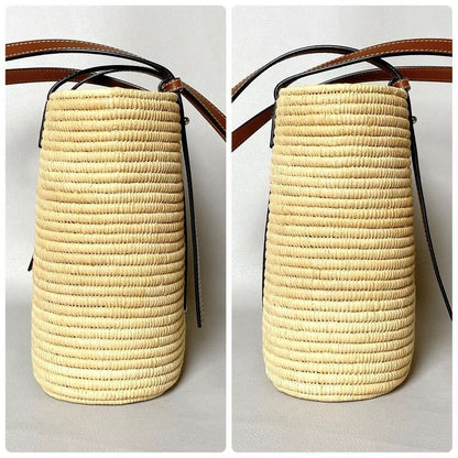 Loewe Square Basket Small Brown Bag