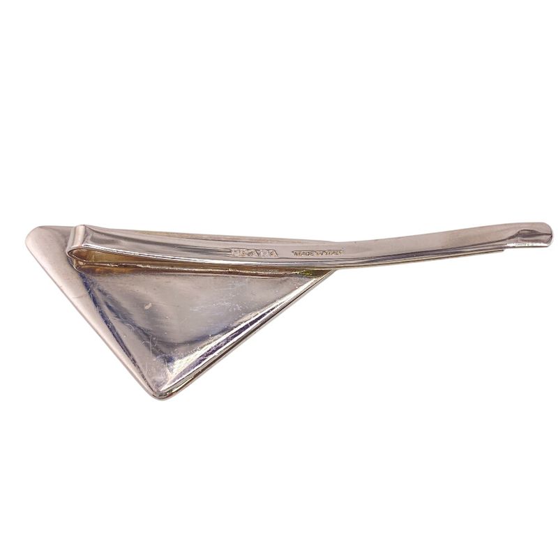 Prada 1 If051 Triangle Logo Hair Accessory Pink Ladies