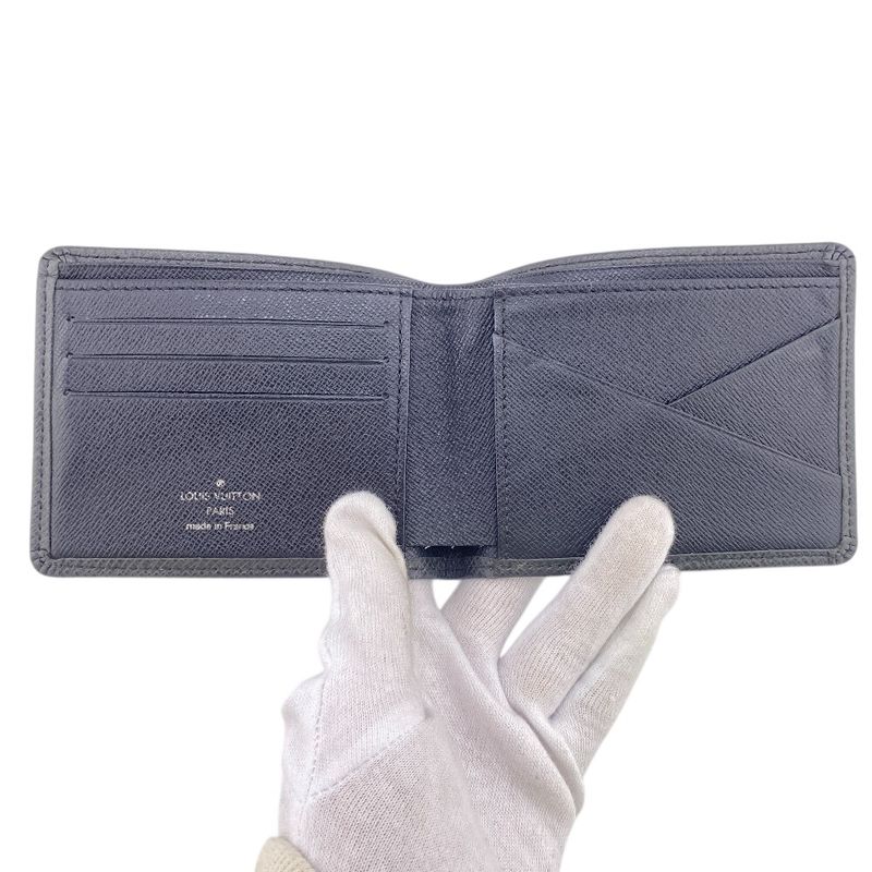 Louis Vuitton M30531 Billfold Portefeuille Multiple Bifold Wallet Noir Black