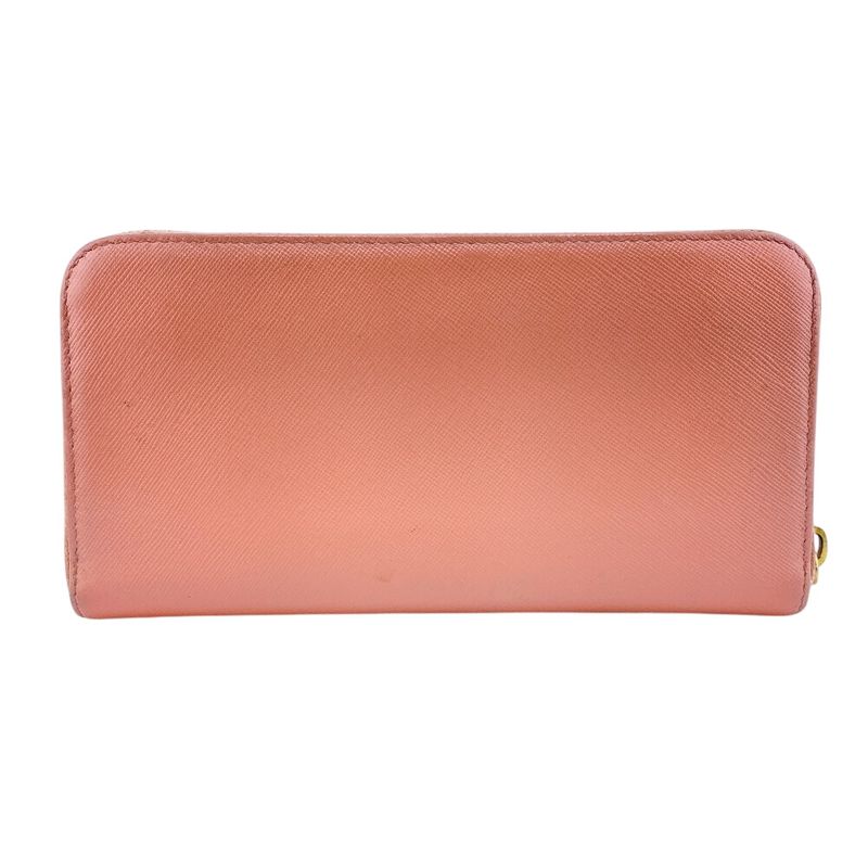 Prada 1 Ml506 Long Wallet Pink Ladies