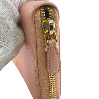 Prada 1 Ml506 Long Wallet Pink Ladies