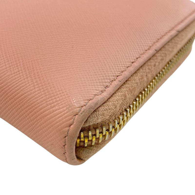 Prada 1 Ml506 Long Wallet Pink Ladies