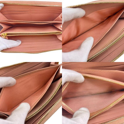 Prada 1 Ml506 Long Wallet Pink Ladies