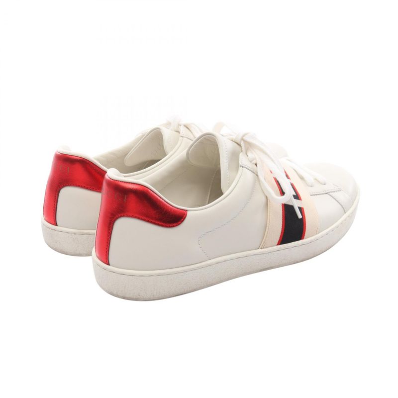 Gucci Sneakers Ace Stripe 523469 Leather Shoes Men's B