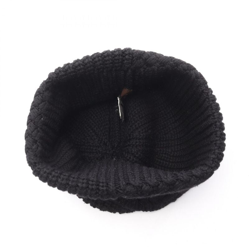 Louis Vuitton Knit Cap Wool Hat Unisex B