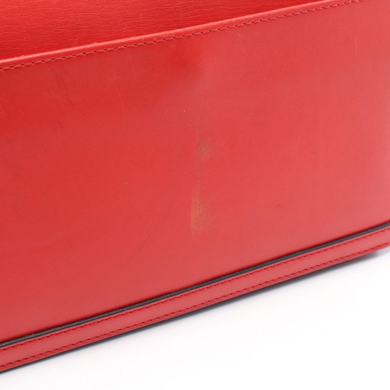 Loewe Shoulder Bag Barcelona Red Leather Barcelona Shoulder Bag Ladies B