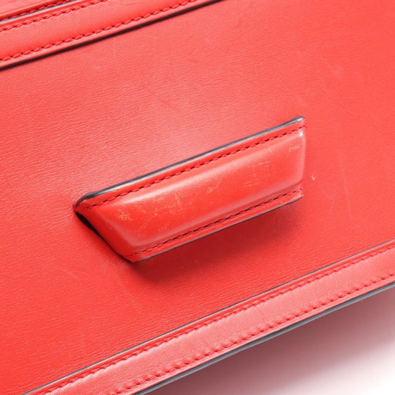 Loewe Shoulder Bag Barcelona Red Leather Barcelona Shoulder Bag Ladies B