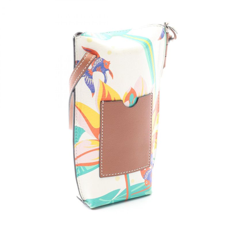 Loewe Shoulder Bag Paula GATE Pocket Waterlily Gate Pocket Multi Leather