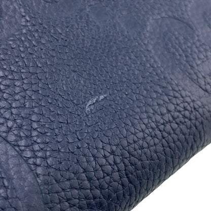 Gucci 739484 Round Zip Wallet Long Wallet Navy Unisex