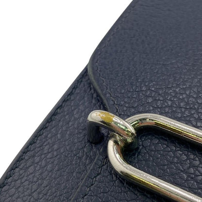 Hermes Ruri Slim Compact Wallet Mini Wallet Coin Case Flap Veau Epsom Pochette