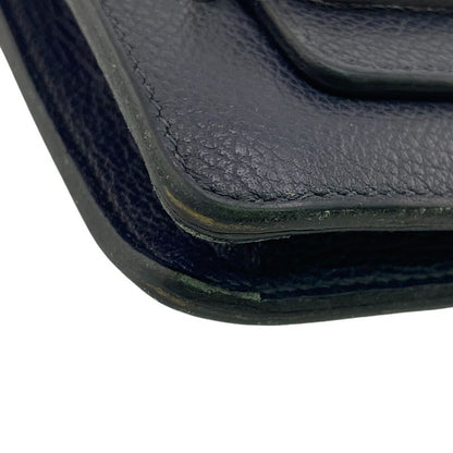 Hermes Ruri Slim Compact Wallet Mini Wallet Coin Case Flap Veau Epsom Pochette