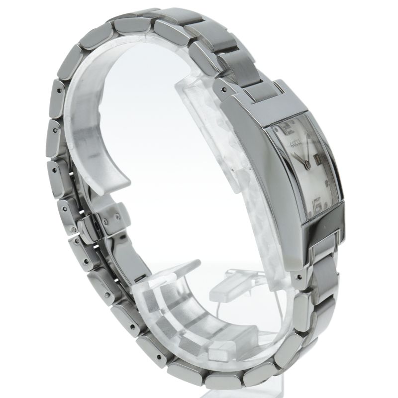 Gucci Square Mens Watch 7700 M SS Mens Watch Silver Polished