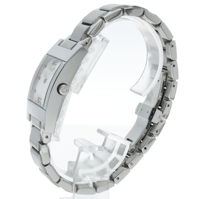 Gucci Square Mens Watch 7700 M SS Mens Watch Silver Polished