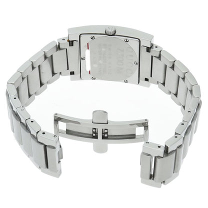 Gucci Square Mens Watch 7700 M SS Mens Watch Silver Polished