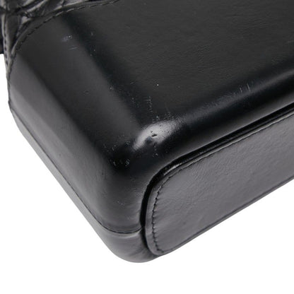 Chanel Gabriel De Chain Shoulder Bag Black Leather Women's