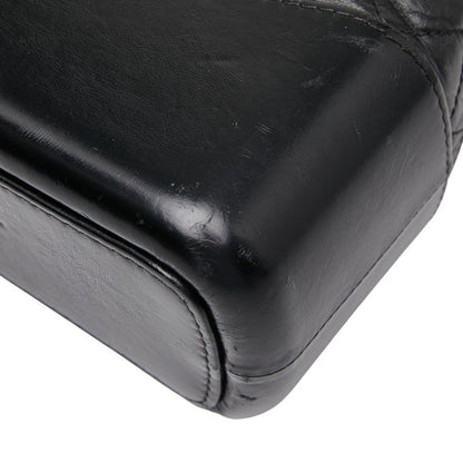 Chanel Gabriel De Chain Shoulder Bag Black Leather Women's