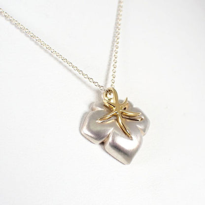 Tiffany & Co 925 750 Nature Leaf Pendant