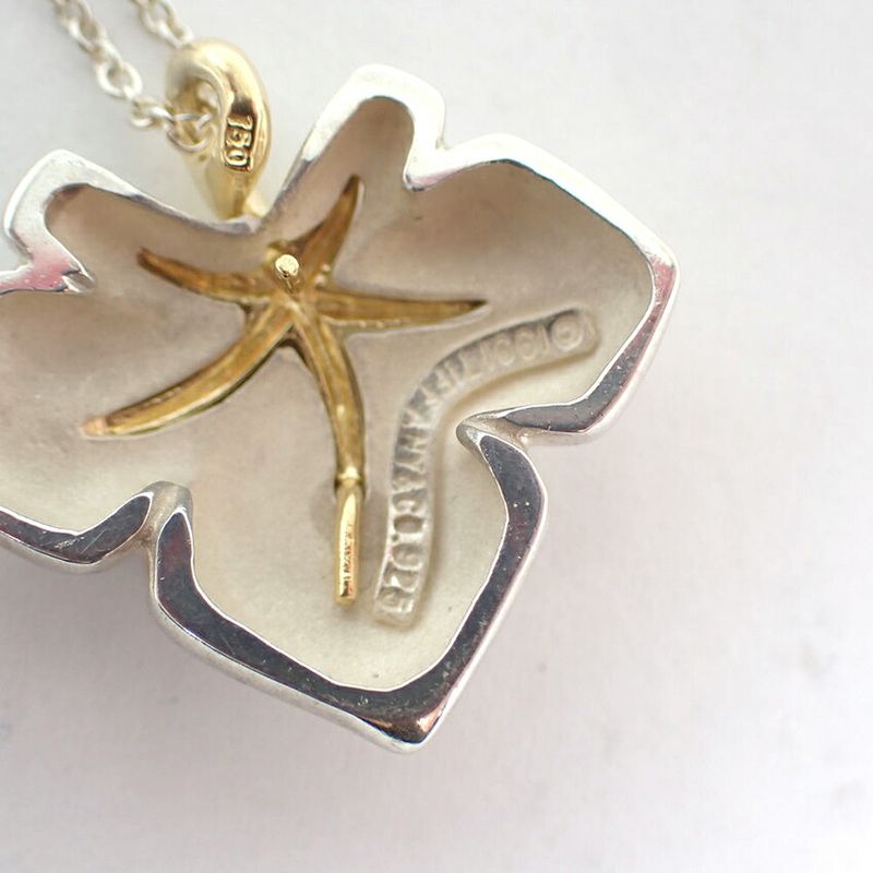 Tiffany & Co 925 750 Nature Leaf Pendant