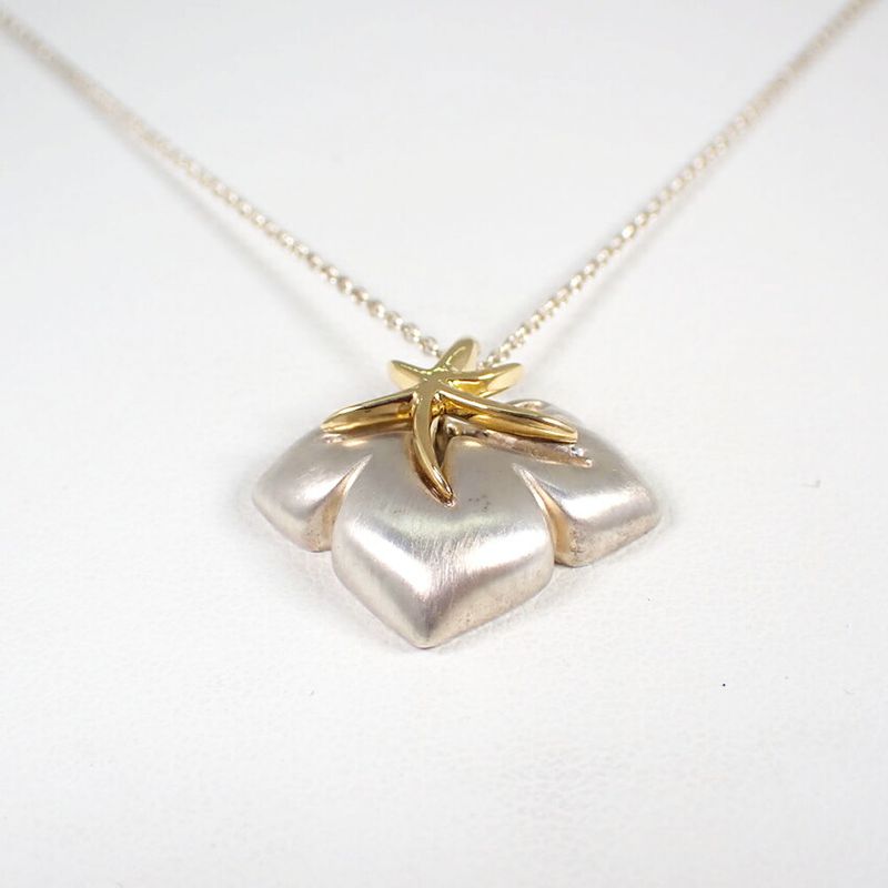 Tiffany & Co 925 750 Nature Leaf Pendant
