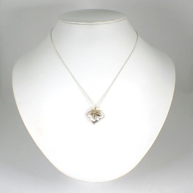 Tiffany & Co 925 750 Nature Leaf Pendant
