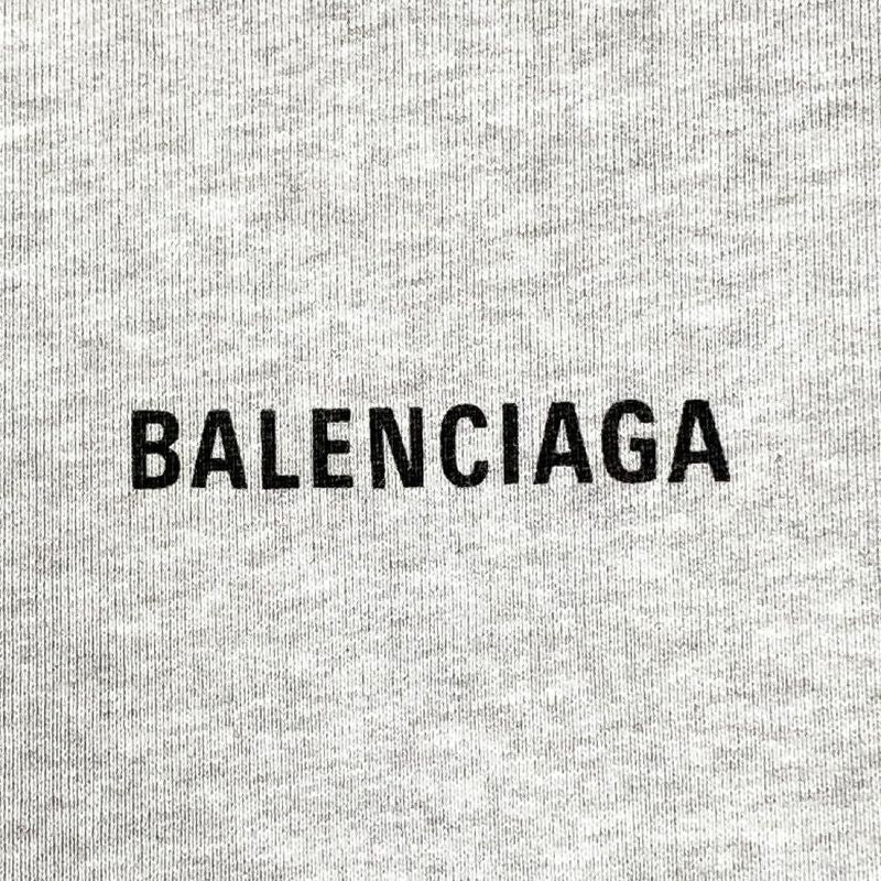 Balenciaga Logo Hoodie Gray Xs