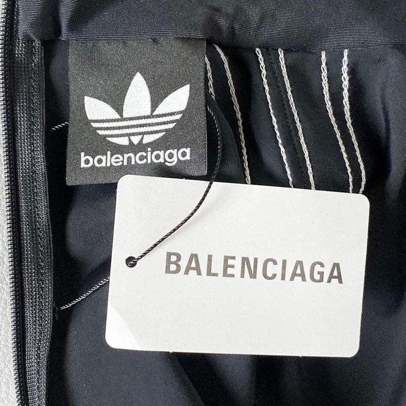 Balenciaga Adidas Long Sleeve Dress Black