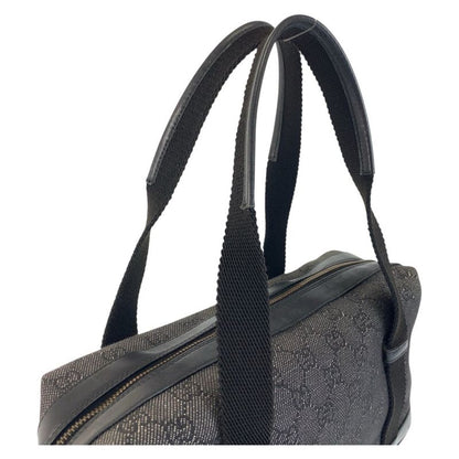 Gucci Black Gold Hardware GG Canvas 92734 Handbag Tote Bag Ladies 600008