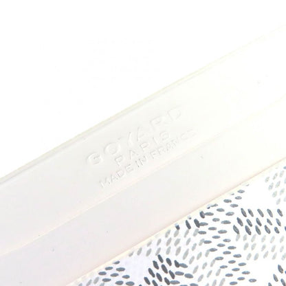 Goyard Saint-sulpice PVC Leather Herringbone Pass Case Commuter Card Case