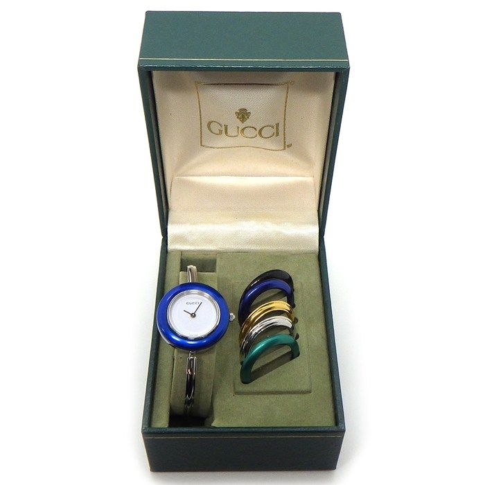Gucci Watch Change Bezel 11 Multicolor Bezel All 6 Colors White