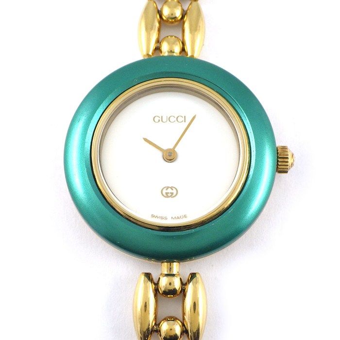 Gucci Watch Change Bezel 11 12 Multicolor Bezel All 6 Colors White Dial