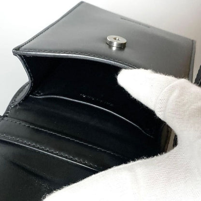 Balenciaga Leather Shoulder Bag Smartphone Black
