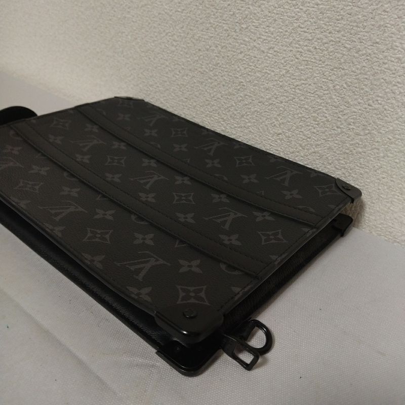 Louis Vuitton Monogram Eclipse Trunk Pochette Clutch