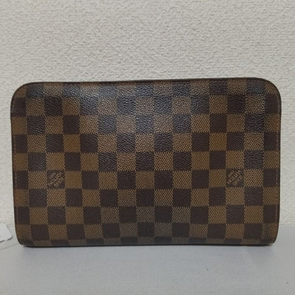 Louis Vuitton Saint Damier Clutch Brown