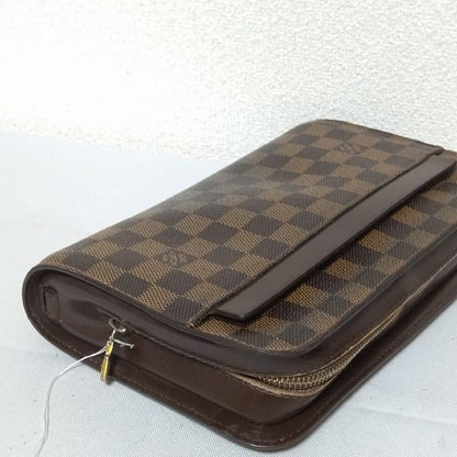 Louis Vuitton Saint Damier Clutch Brown