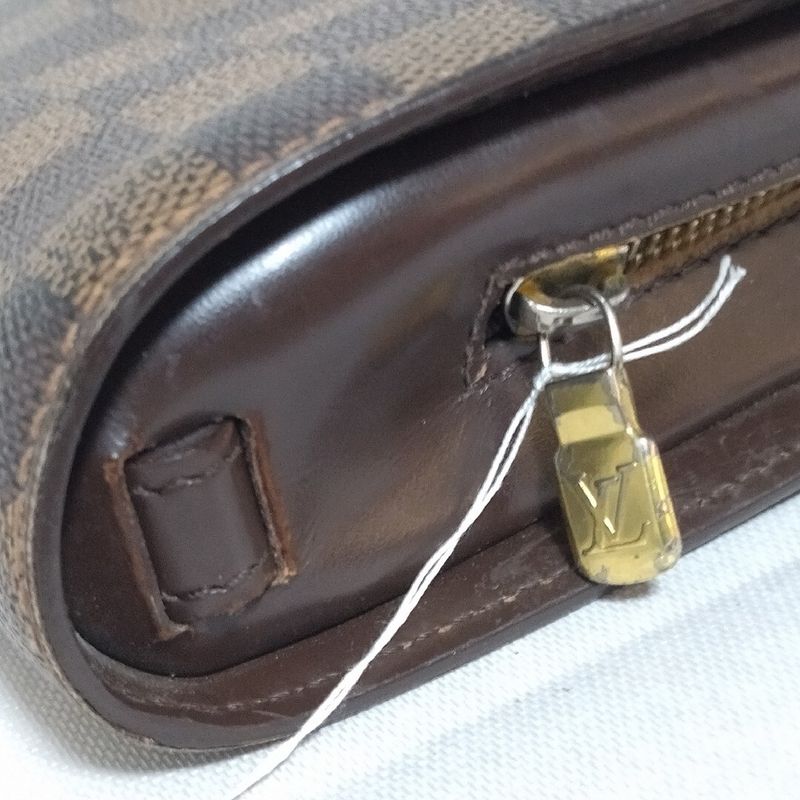Louis Vuitton Saint Damier Clutch Brown
